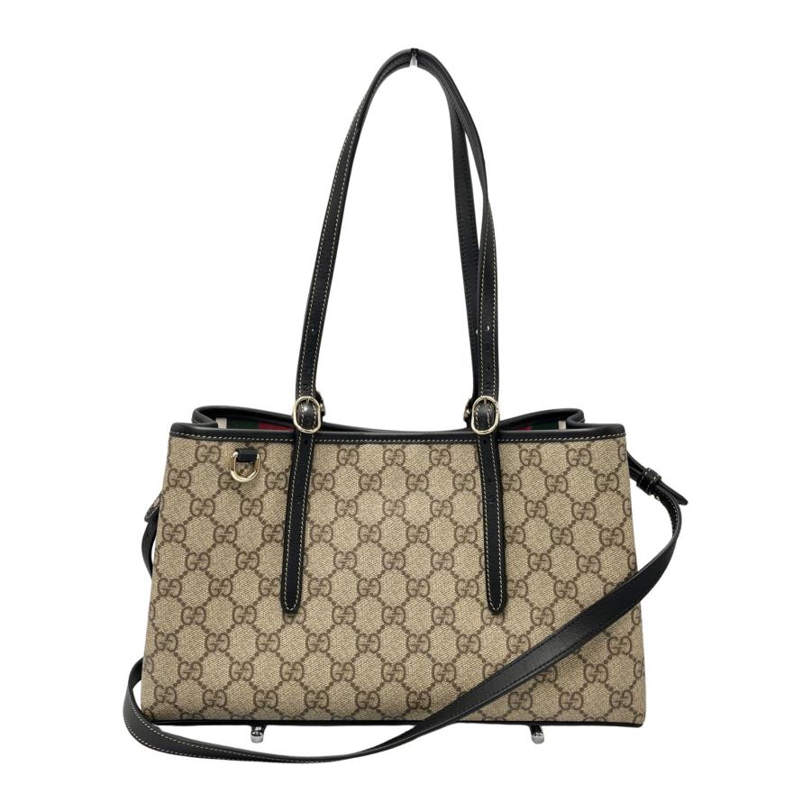 GUCCI（グッチ） トートバッグ GGエンブレム ミディアム 2way 815214