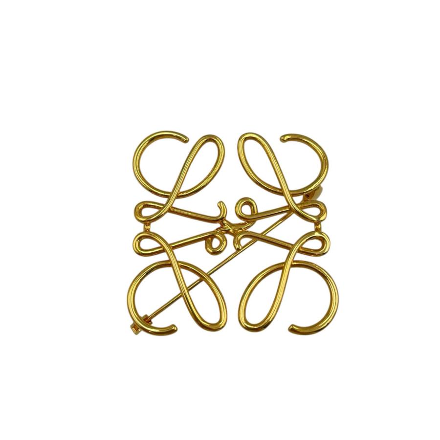 LOEWE 正規品！　ロエベ アナグラム ブローチ(メタル)ゴールド LOEWE（ロエベ） ブローチ アナグラム ブローチ メタル ゴールド