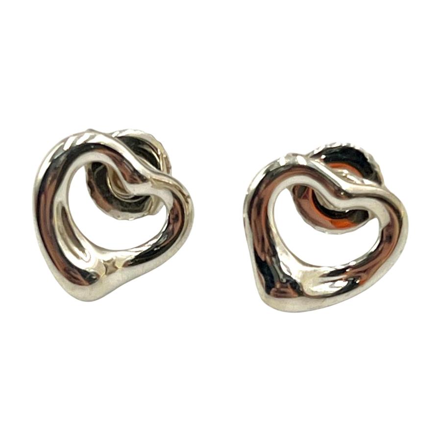 美品 Tiffany&Co. ティファニー オープンハート シルバー ピアス TIFFANY&Co. ティファニー ピアス オープンハート シルバー925