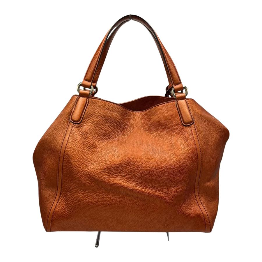 GUCCI グッチ ハンドバッグ ソーホー レザー オレンジ レディース