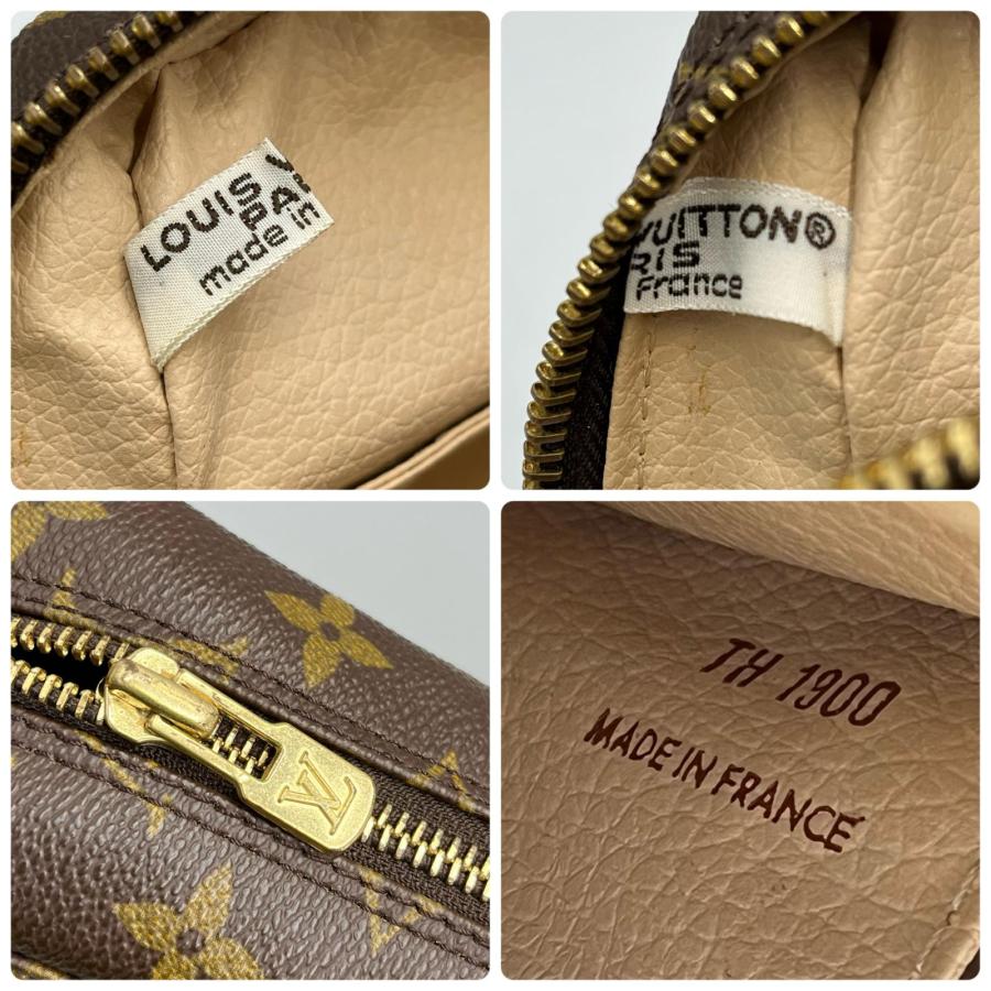 【極美品】ルイヴィトン　トゥルーストワレット23 モノグラム　ポーチ　茶色 LOUIS VUITTON ☆ ルイヴィトン ポーチ トゥルーストワレット23