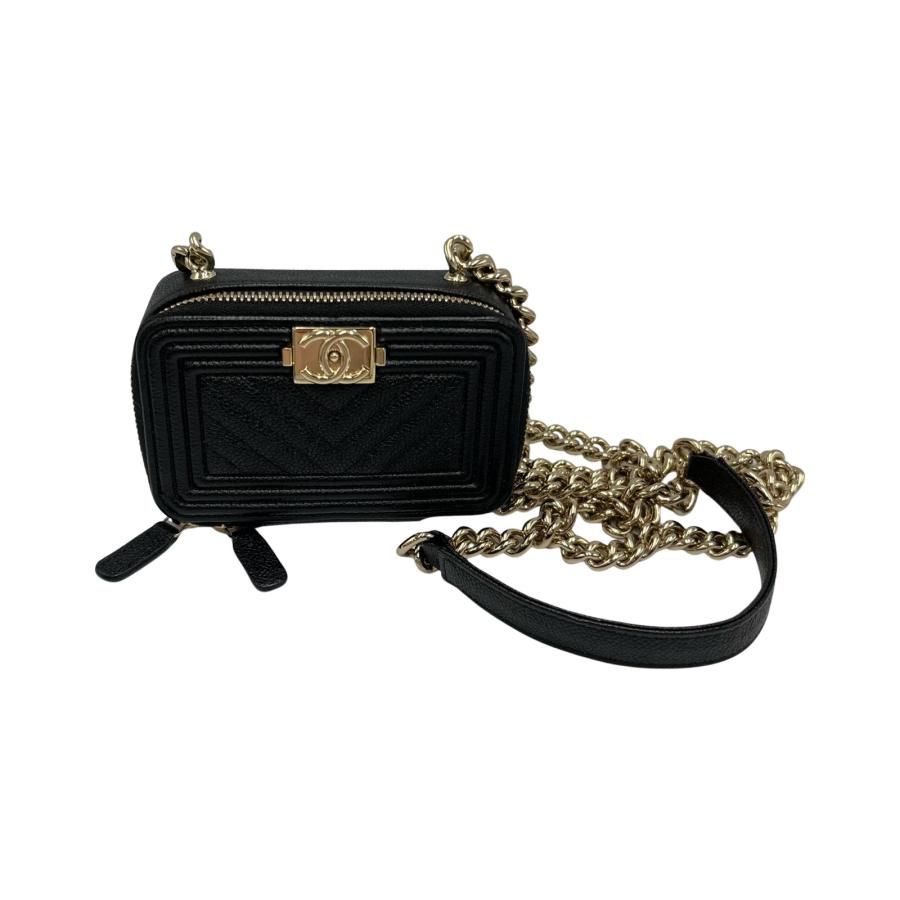 CHANEL シャネル ショルダーバッグ ボーイシャネル チェーンウォレット 