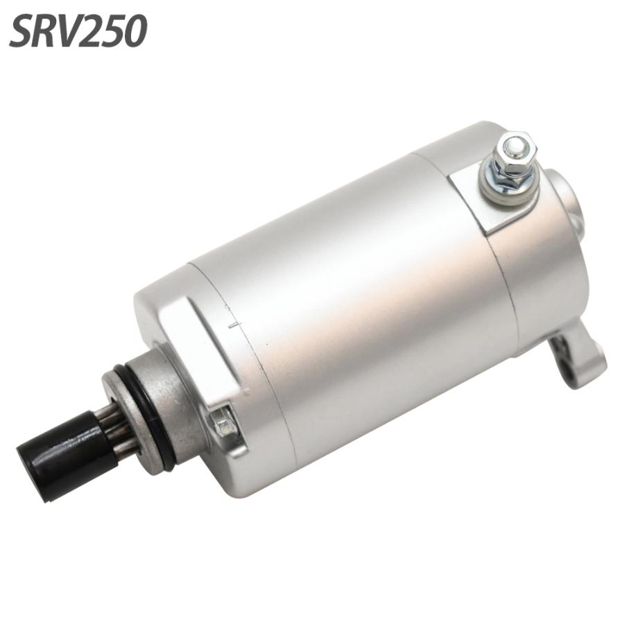 豪華で新しい 新品 ＳＲＶ250 セルモーター スターターモーター zppsu