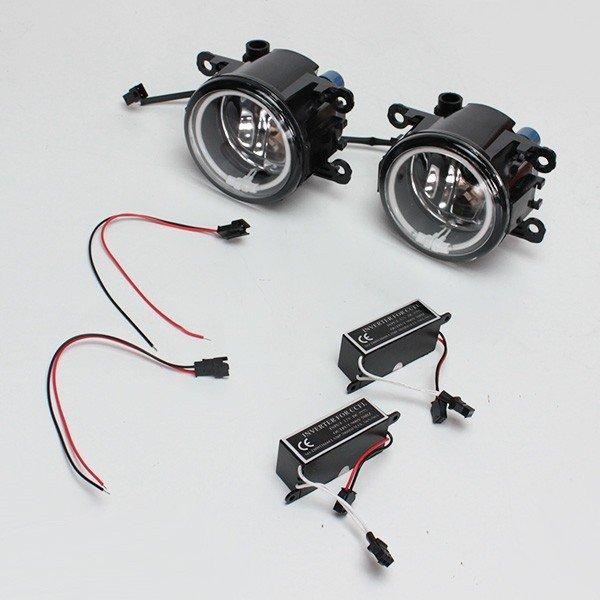 ラパン HE21S 後期 CCFL イカリング フォグランプ ホワイト