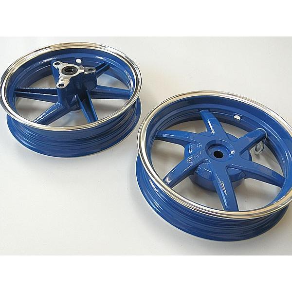 ライブディオ AF34/AF35 前後 アルミ ホイール セット ブルー |  | 01