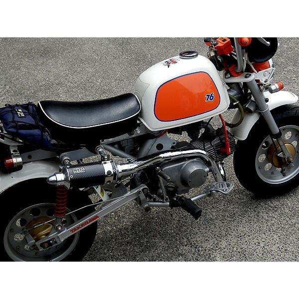 ホンダ モンキー ゴリラ マフラー NHRC カーボンマフラー MONKEY フルエキゾースト カスタムマフラー   カーボン アップマフラー ストリート スポーツ｜sasukeproject｜02