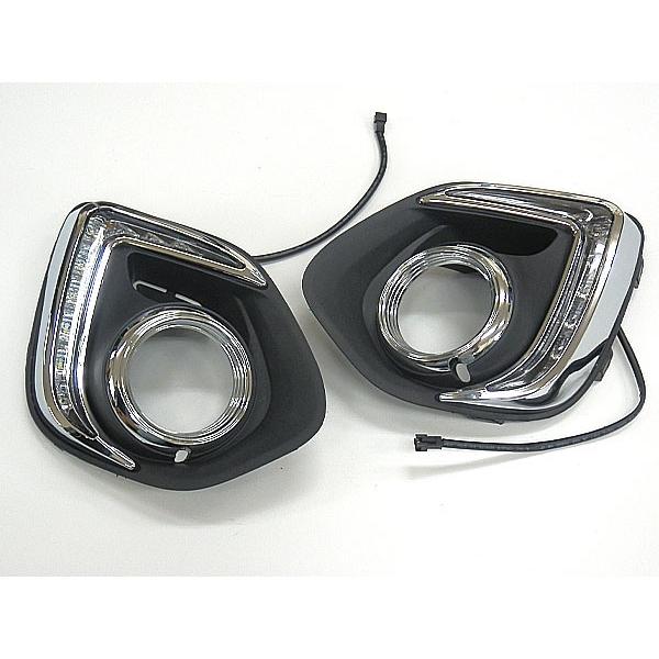 三菱 RVR LED デイライト フォグランプカバー 2色発光 白＆黄 |  | 03