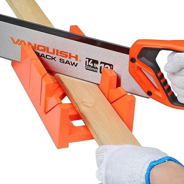 ヴァンキッシュ ノコギリ マイターボックス セット のこぎり 350mm ソーガイド 鋸 手ノコ おしゃれ Diy 工具 Spf材 ツーバイフォー 木工 木材 切断工具 Sasukeproject 通販 Yahoo ショッピング
