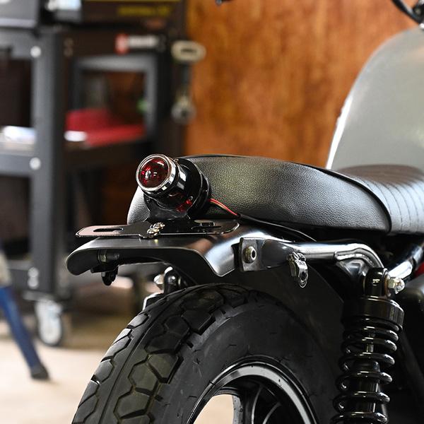 バイク用 テールランプ ダイヤモンドカット レンズ ナンバー台