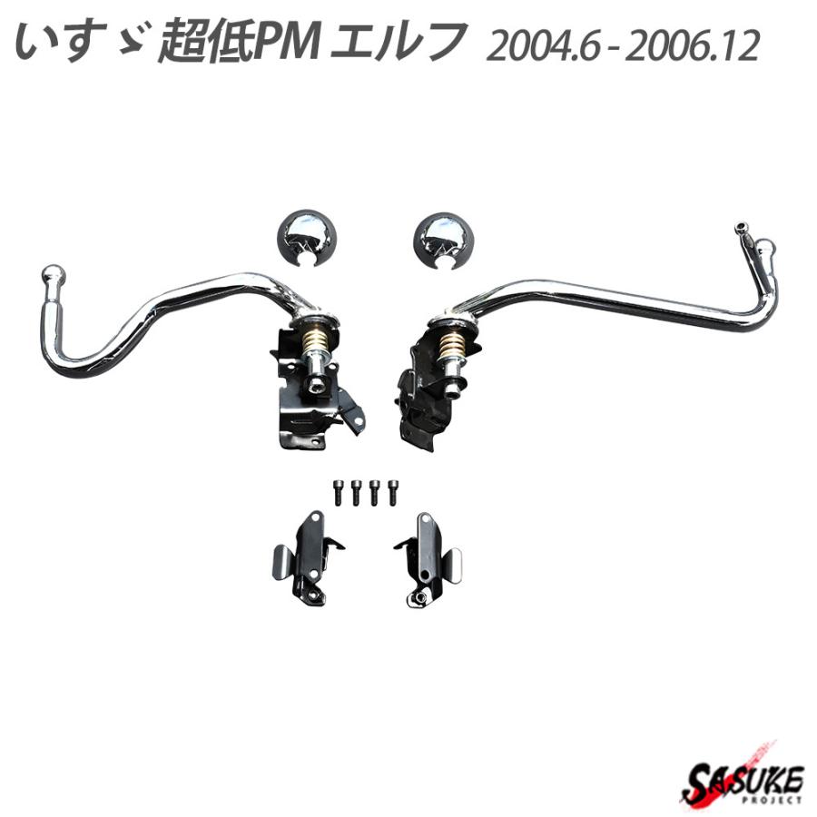 登場 セット 左側電動 右側手動 ワイドキャブ ハイキャブ ミラーステー メッキ 07エルフ Isuzu いすゞ 170f パーツ トラック キャップ付き ミラー Labelians Fr