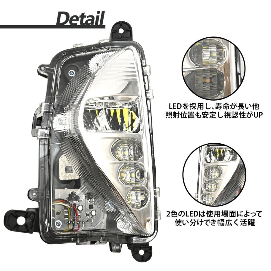 プリウス 50系 LED フォグランプ キット デイライト ウインカー
