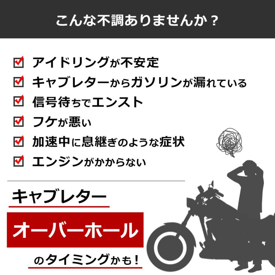 CB1300SF SC40 キャブレター リペア キット オーバーホール