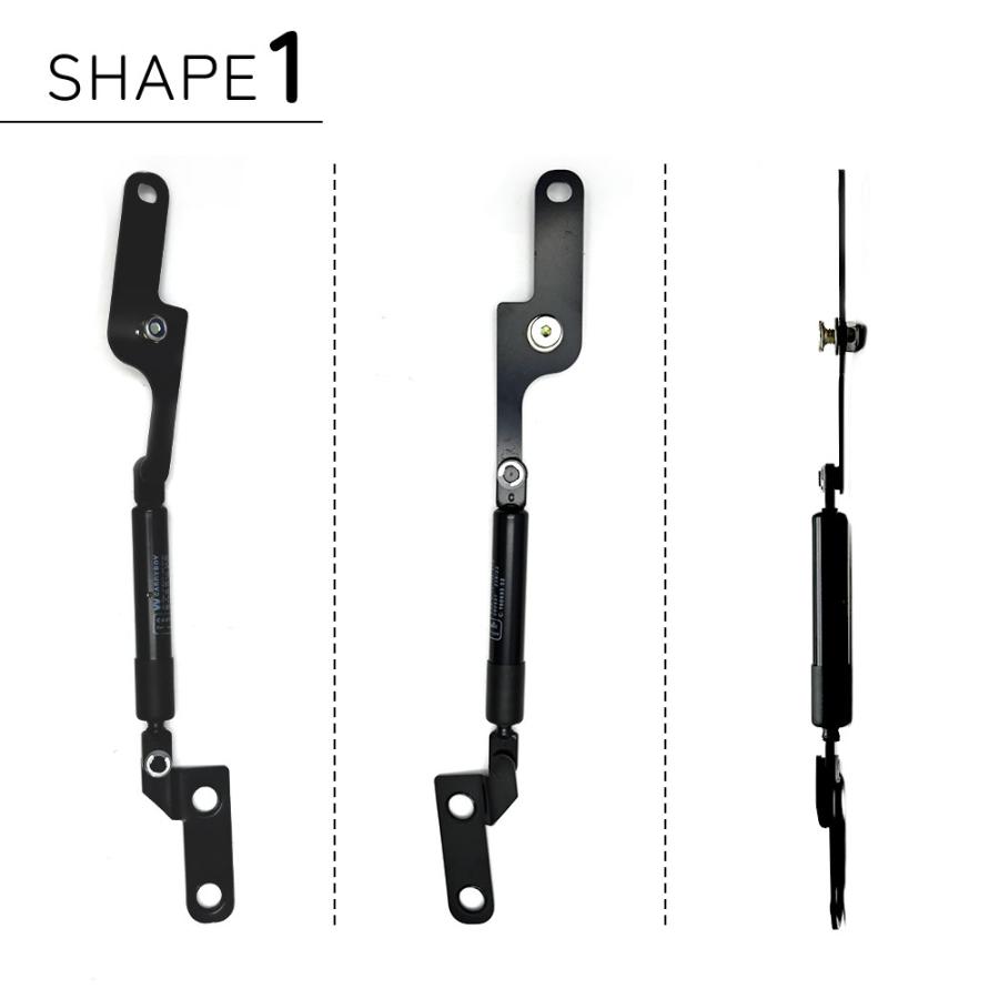 GUN125ハイラックス リアコンホートシャックル 左右セット GUN125ハイラックス リアコンホートシャックル 左右セット