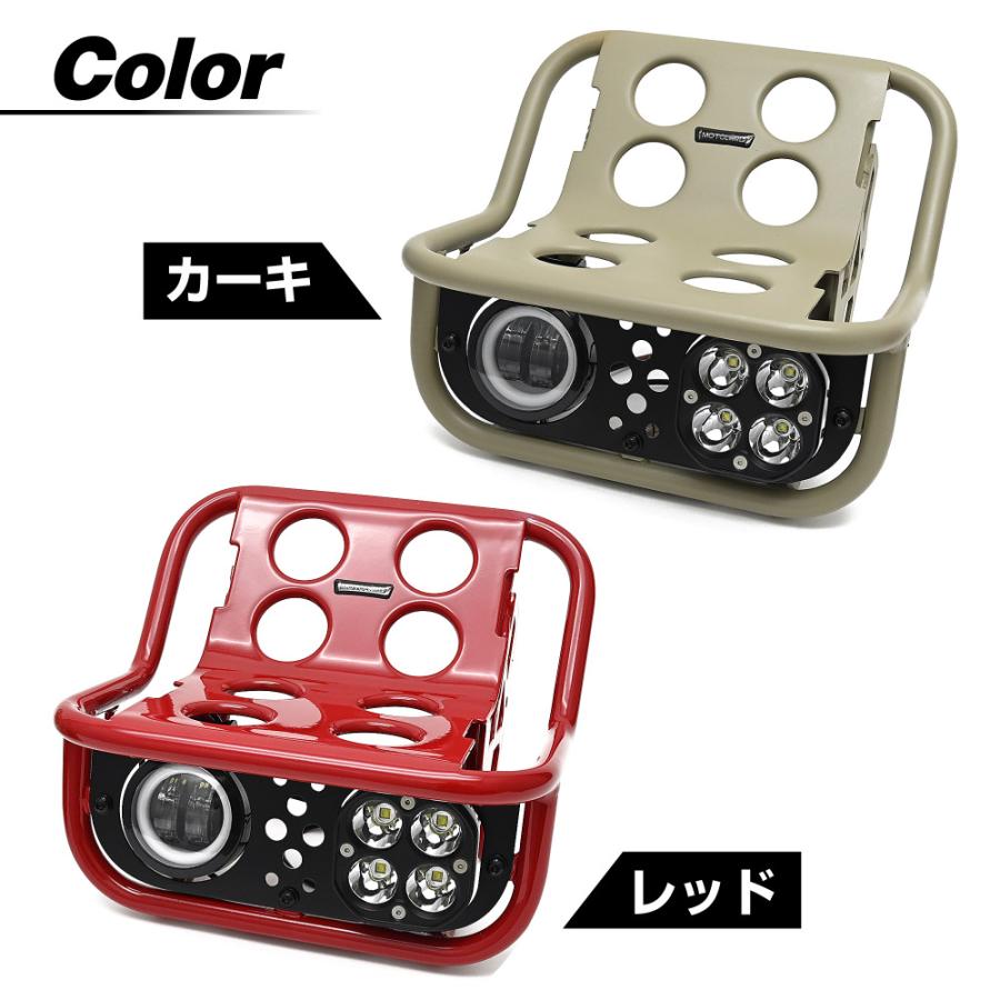 ハンターカブ用強力ヘッドライト　CT-125 JA-65 ハンターカブ ヘッドライトガード TWR CT125 JA55 JA65 ヘッド