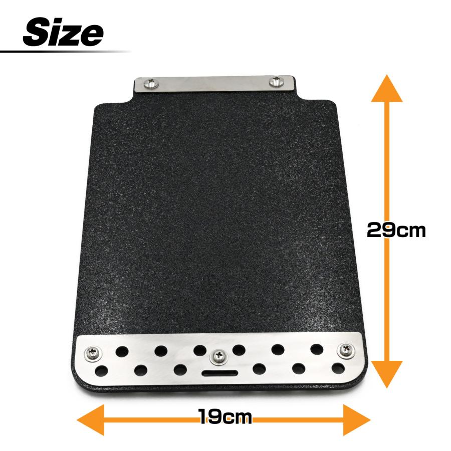 軽トラ マッドガード 汎用 ハイゼットトラック ハイゼットジャンボ ミニキャブ キャリィ  マッドフラップ ドレスアップ カスタム |  | 04