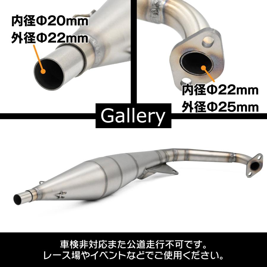 バイク　サイレンサー ライブディオ DIO ZX SR AF34 AF35 ステンレス チャンバー マフラー