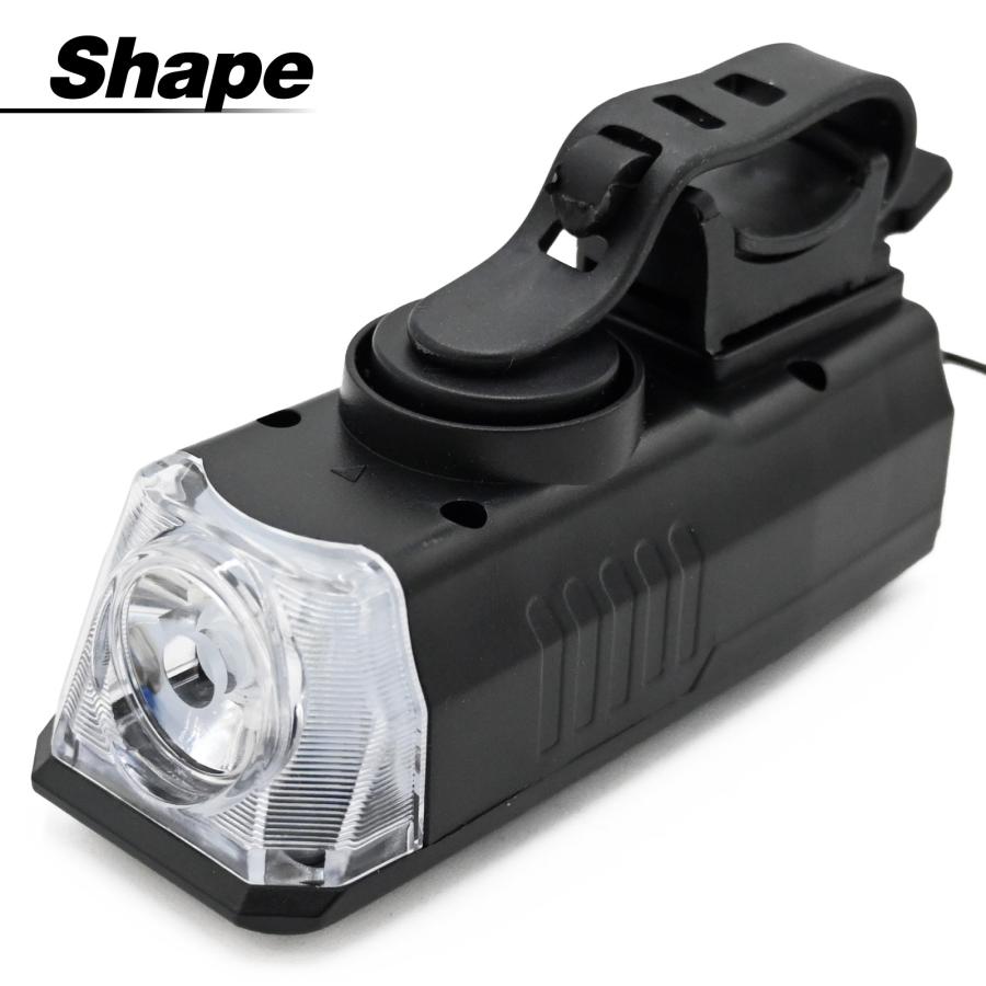 自転車ライト LED ソーラー充電 USB充電 防水 200m照射距離 3モード 強