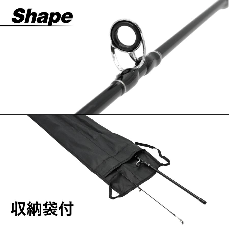 waku fimac スピニングロッド 1.98m 2ピース ULアクション カーボン素材 木目調グリップ 携帯型 釣り竿 |  | 02
