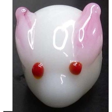 雪うさぎ ガラス細工 ミニチュア 雑貨 置物 ガラス工芸品 |  | 02