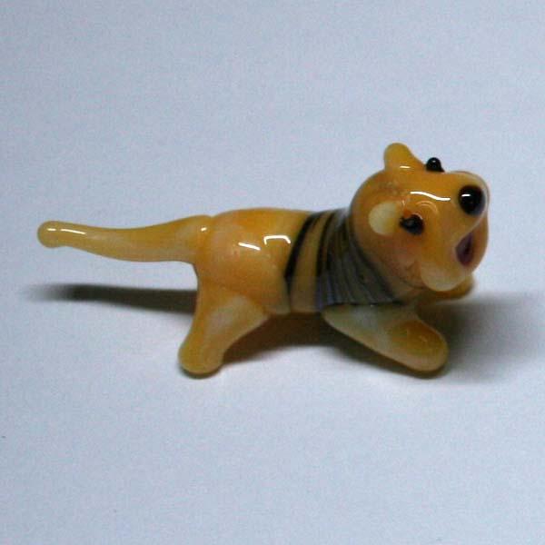 干支　寅　ガラス細工　ミニチュア 干支 寅 ガラス細工 ミニチュア