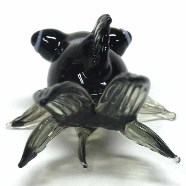 黒デメキン(小) ガラス細工 ミニチュア 雑貨 置物 ガラス工芸品 黒デメキン(小) ガラス細工 ミニチュア 雑貨 置物 ガラス工芸品