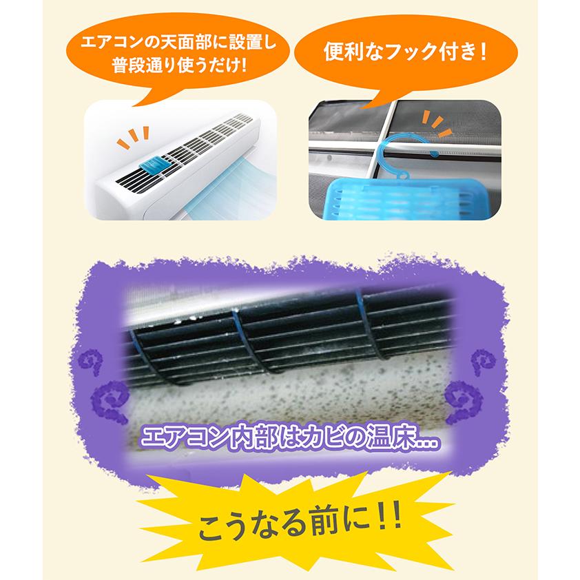 with BIO エアコン用カビ予防剤 6ヶ月 ビッグバイオ エアコン 防カビ 