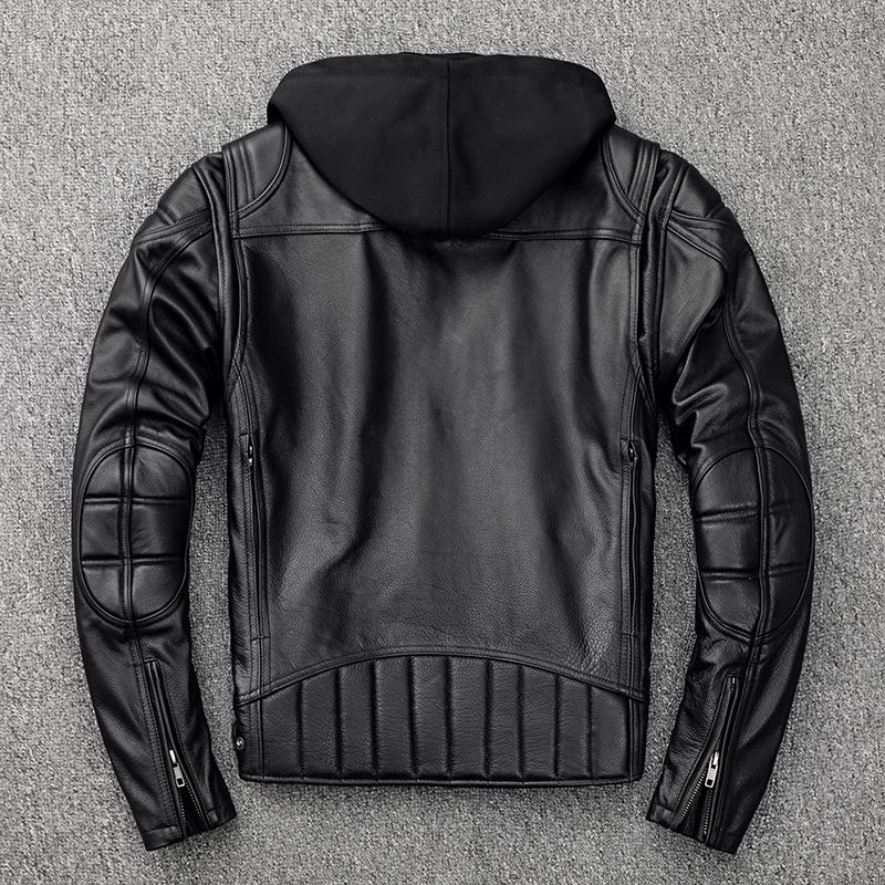 今年人気のブランド品や シングル 牛革 ライダース バイク 本革 メンズ レザージャケット 革ジャン すっきりしたデザインでスマートな シングル ショート レザーコート ミリタリー ジャケット ブランド フード付き ストレート ジャケット