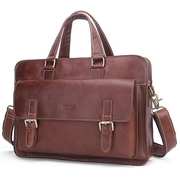 在庫限り ビジネスバッグ メンズ 軽量 大容量 本革 ブリーフケース レザー 牛革 斜め掛け ショルダーバッグ 書類 かばん パソコンバッグ 手提げ バッグ 通勤鞄 限定品 Www Skylanceronline Com