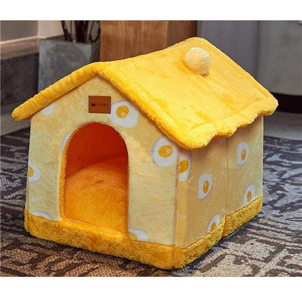 正規激安 冬用 猫 犬 ペットベッド ドーム型 猫小屋 犬小屋 クッション ペットマット 可愛い インテリア ふわふわ 柔らかい あったか 冬 国内最安値 Turningheadskennel Com