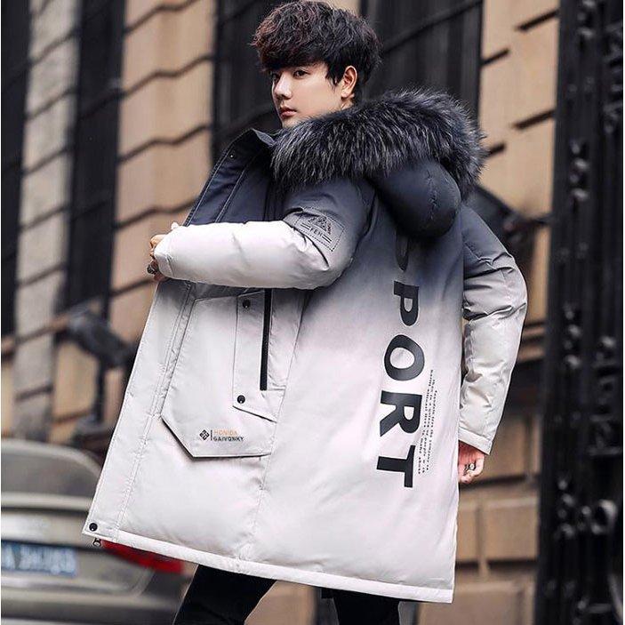 オンラインショップ ダウンジャケット メンズ 秋冬新作 通勤 オフィス 暖かい 高品質 防風 防寒 大きいサイズ ライトダウン 無地 ダウンジャケット ロング丈 メンズ ダウンコート アウター 無地 ダウンコート ロング丈 コート アウター