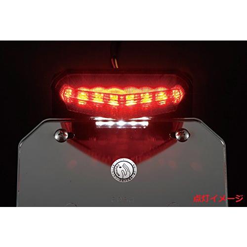 ポッシュPOSH バイク用品 アキュートLEDテールランプ ユニバーサルタイプ スモーク 090147-92_1