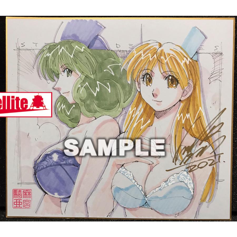 麻宮騎亜先生 セミオーダーカラーイラスト色紙 １の画像