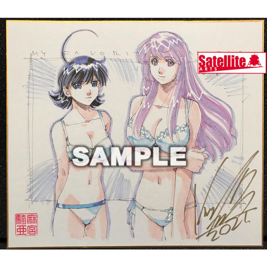 麻宮騎亜先生 セミオーダーカラーイラスト色紙 ２の画像