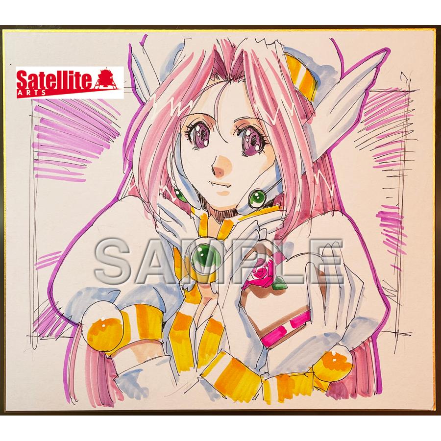 完全限定！3人描く！「コレクター・ユイ」麻宮騎亜先生 セミオーダーカラーイラスト色紙の画像