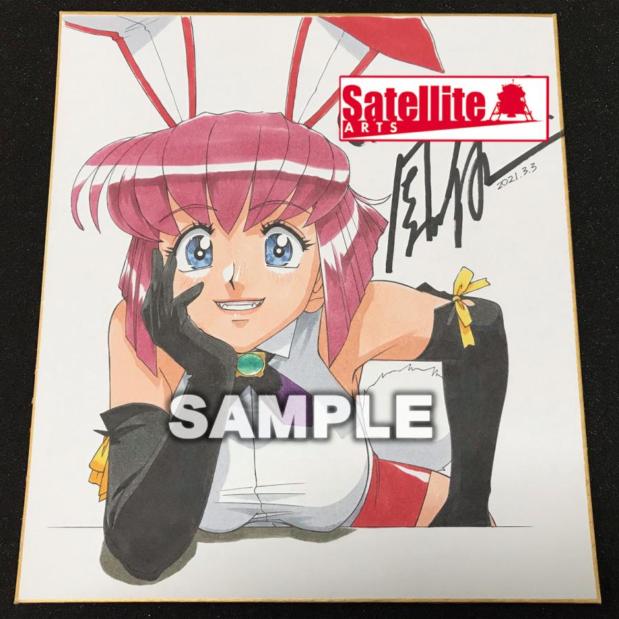 園田健一先生 セミオーダーカラーイラスト色紙 : サテライトアーツ