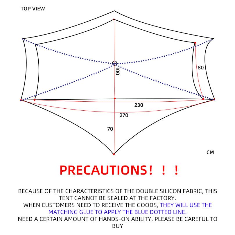 3F UL Gear】3シーズン グランドシート付 20D 両面シリコン【3色