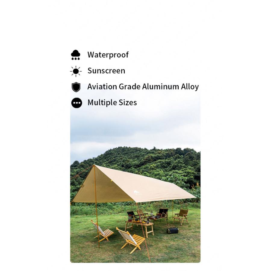 3F UL Gear】軽量（3×3m）UVカット レクタタープ【3色】耐水圧：約5000