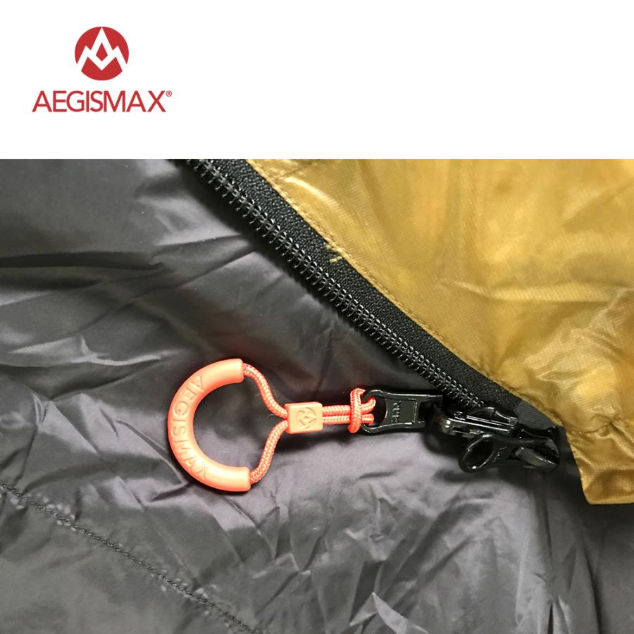 AEGISMAX】800FP (LIGHT LONG)ホワイトグースダウン寝袋 耐寒温度 2 