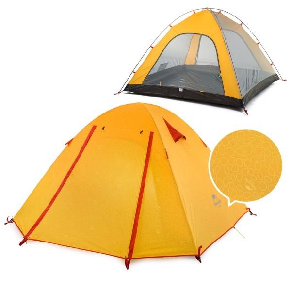 3-4人用テント UPF 50+ ロックD型カラビナ付 (NatureHike) 4人用 UPF50+ 表面はエンボス
