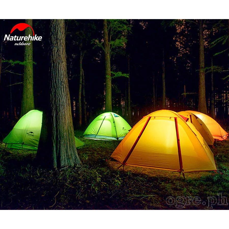 D型カラビナ付 (NatureHike) 3人用 UPF50+ 表面はエンボス加工 フライ