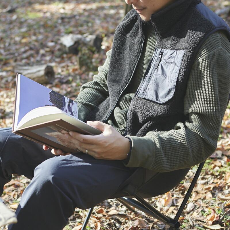 収納袋付【Naturehike】アウトドアスタイル(2色)メンズフリースベスト