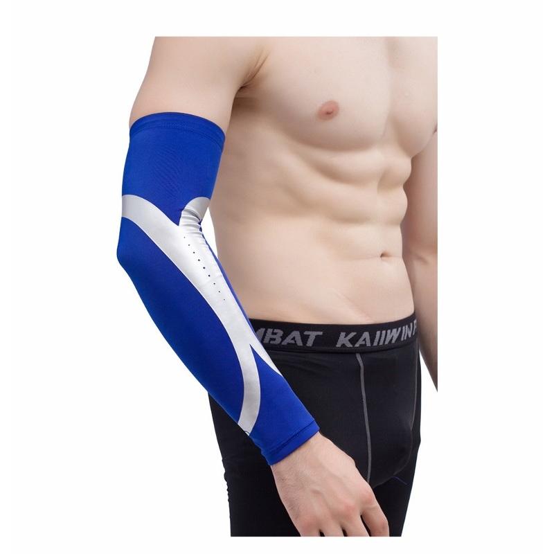 コンプレッション （7色）スポーツスリーブ 腕用(2枚入り) ア