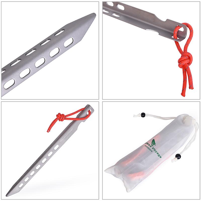 Boundless Voyage チタンペグ Amazon | Boundless Voyageチタンペグ 鍛造 軽量 強靭 反射