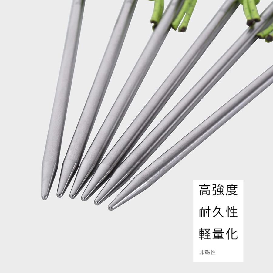 Boundless Voyage】軽量 19g/本 チタンペグ 6本セット 20cm