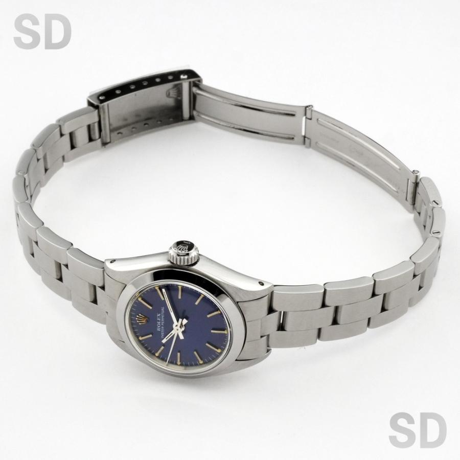 ロレックス アンティーク オイスターパーペチュアル 6718 ブルー ブルー アンティーク 腕時計 アクセサリー レディース 1018925