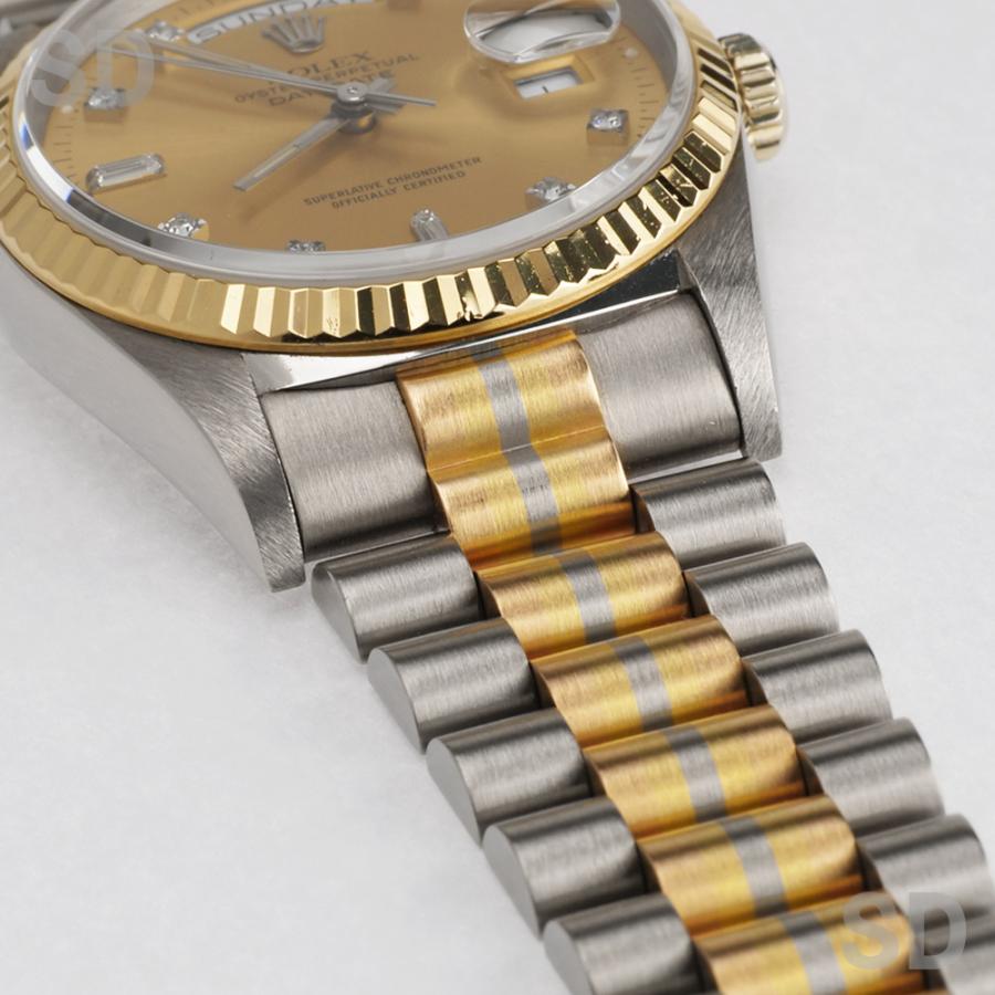 ROLEX ロレックス デイデイト 18239BIC A シャンパン/ダイヤ メンズ 【中古】｜satindollwatch｜08