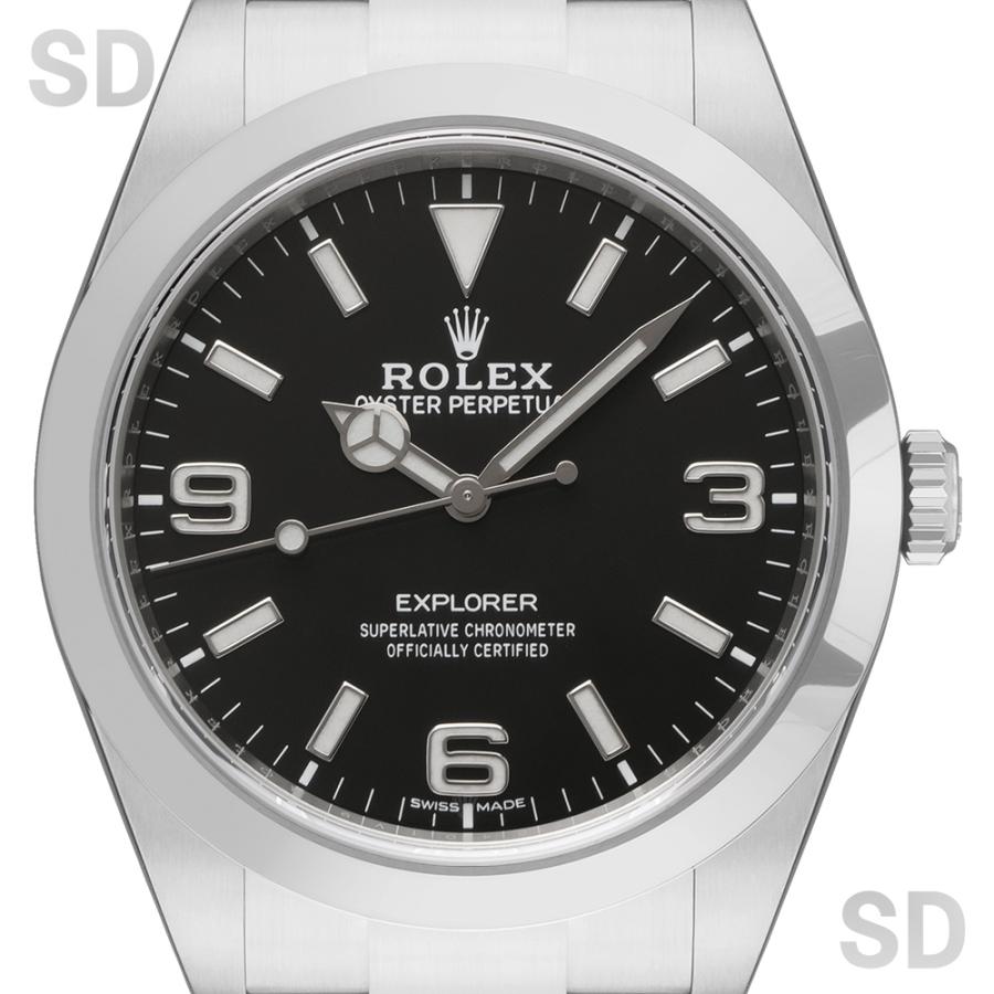 ROLEX ロレックス エクスプローラーI 214270 ブラック メンズ 【中古】｜satindollwatch｜02