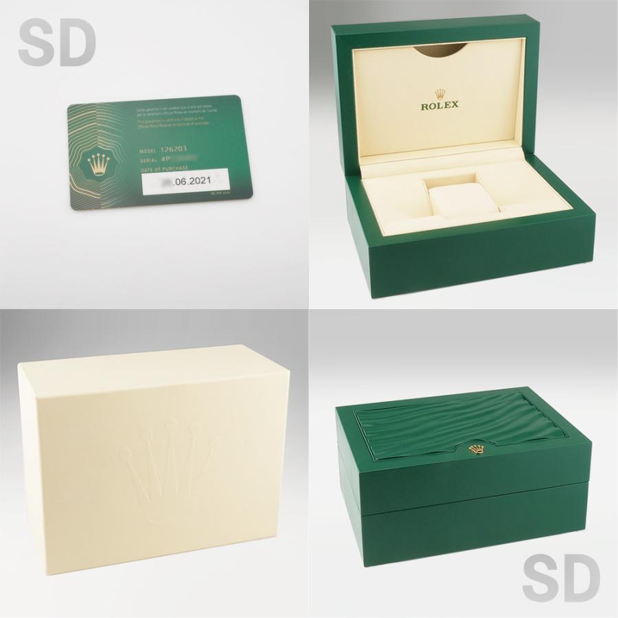 ROLEX ロレックス デイトジャスト36 126203G シャンパンコンピューター/ダイヤ メンズ 【中古】｜satindollwatch｜05