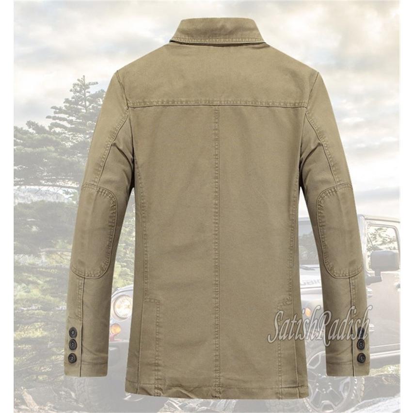 テーラードジャケット メンズ ブレザー ミリタリーコート カジュアル アウター 無地 春 秋 おしゃれ ビジネス ボタン式 定番 人気 0276 Satishradish 通販 Yahoo ショッピング