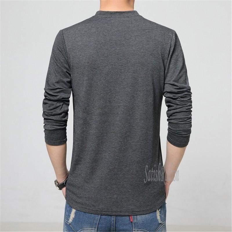 ロンt メンズ 長袖 ロングｔシャツ メンズ おしゃれ 無地 切替 ツートン バイカラー 黒 カットソー トレーナー トップス 春 秋 ｖネック カジュアル 09 Satishradish 通販 Yahoo ショッピング